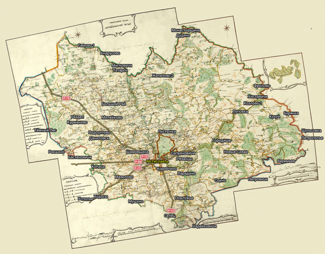 Территория охвата карты