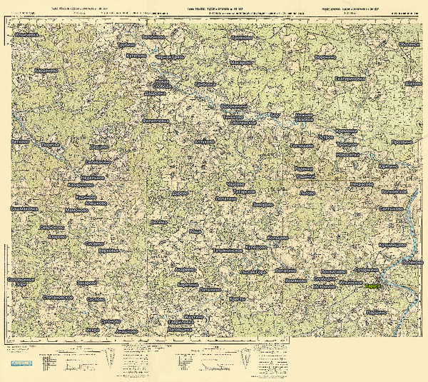 Территория охвата карты