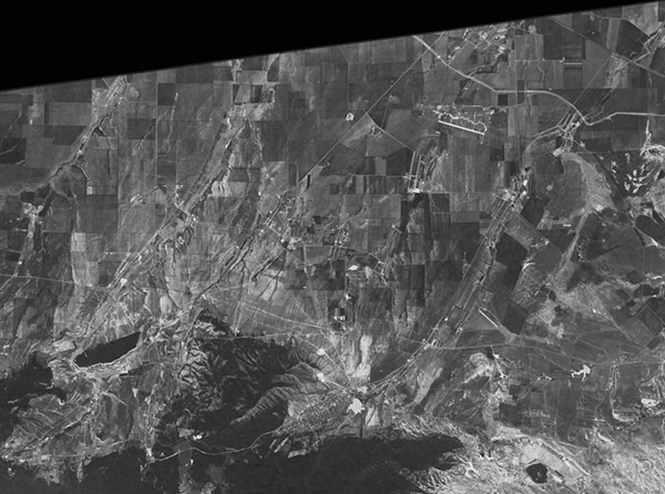 Спутниковая карта Старого Крыма 1968 года