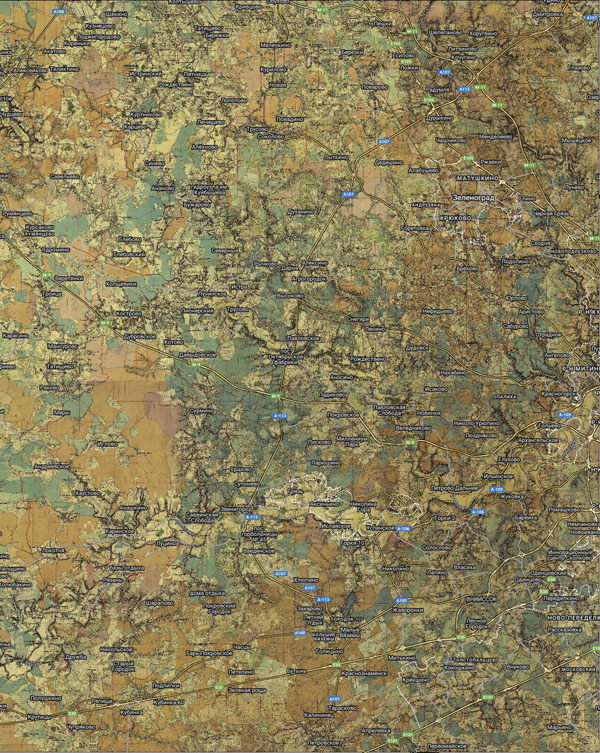 Территория охвата карты