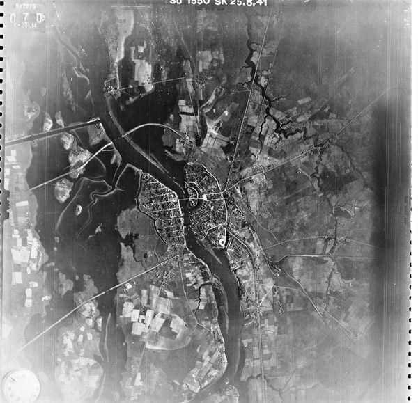 Немецкая аэрофотосъемка окрестностей Великого Новгорода июня 1941 года