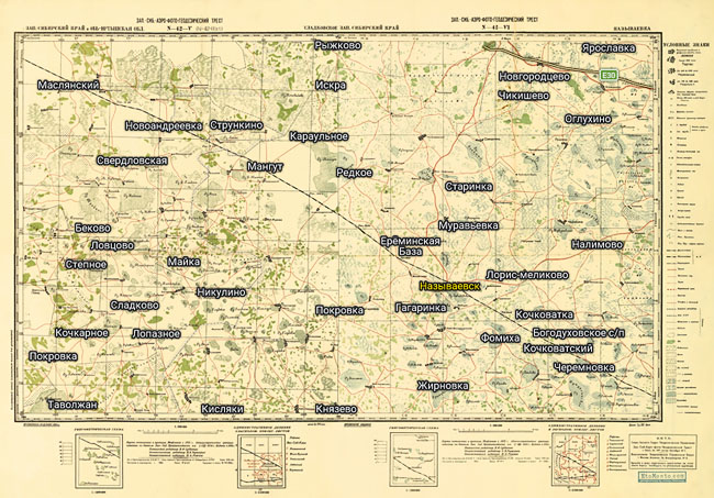 Территория охвата карты