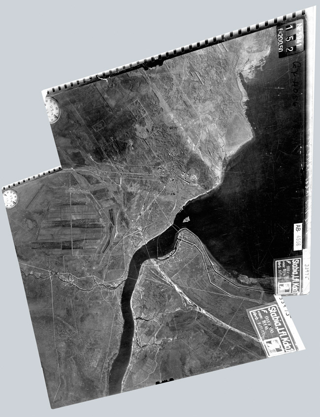 Немецкая аэрофотосъемка окрестностей Шлиссельбурга. Сентябрь 1943 года.