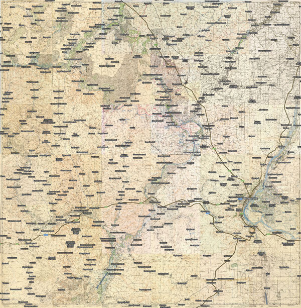 Территория охвата карты