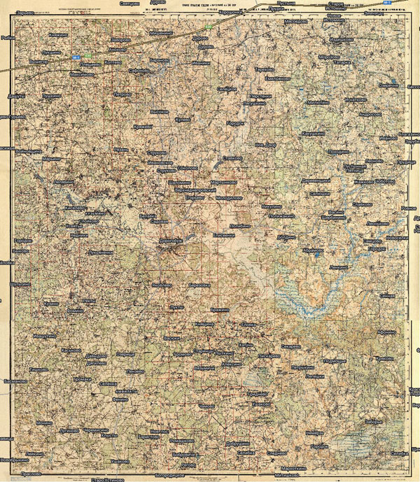 Территория охвата карты