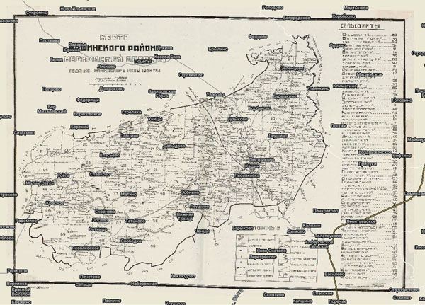 Территория охвата карты