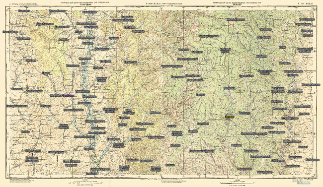 Территория охвата карты